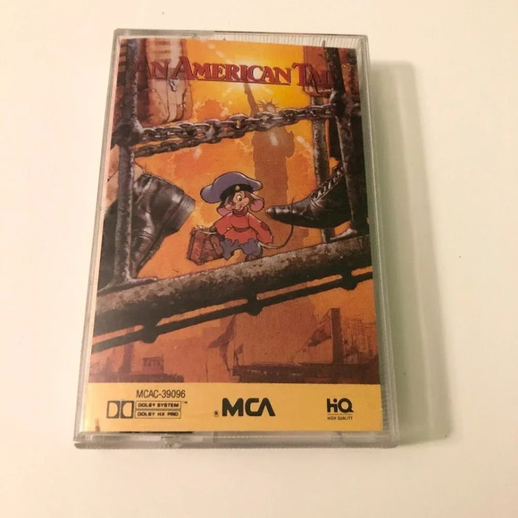 Vintage 1986 An American Tail  Music Motion Picture Soundtrack Cassette Tape - Picture 10 of 10